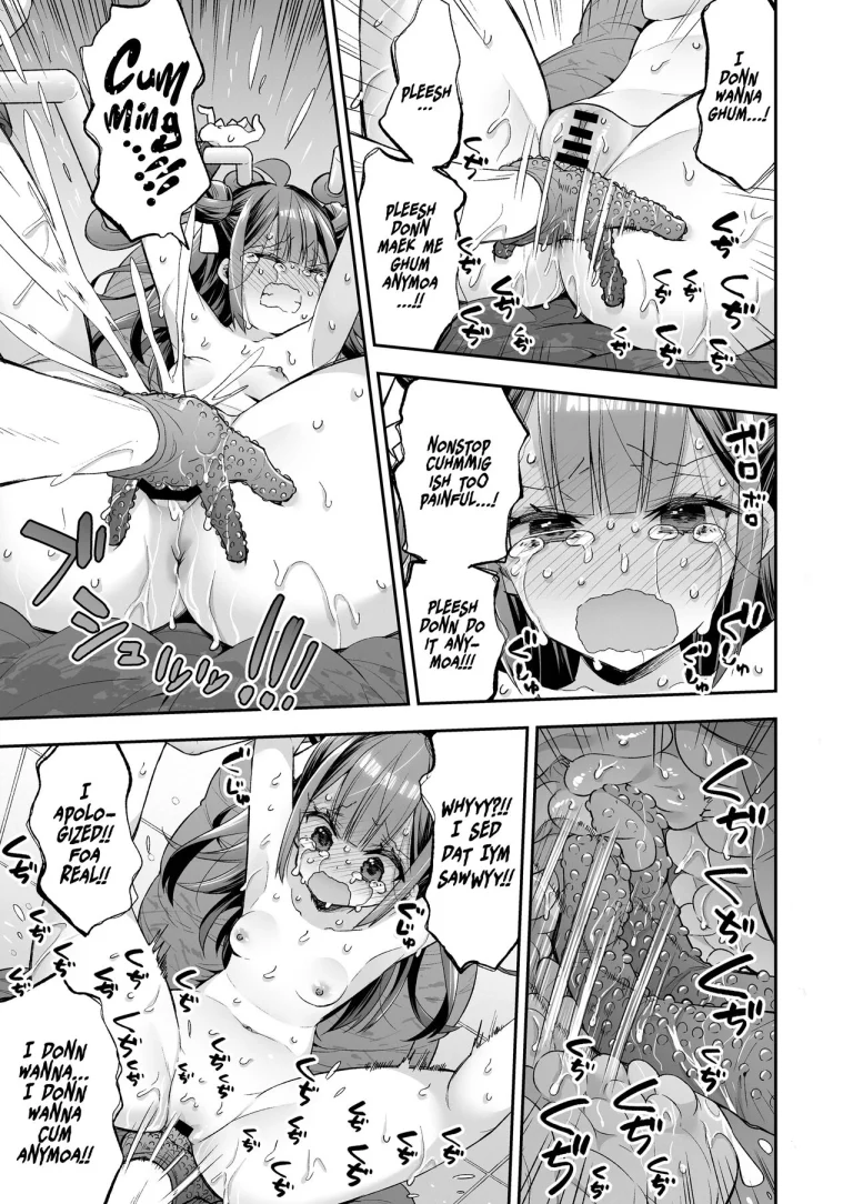The Orgasm Princess Can't Take Another Bite! | Akume Hime to Otaku-kun no Doku Ringo porn comic picture 72