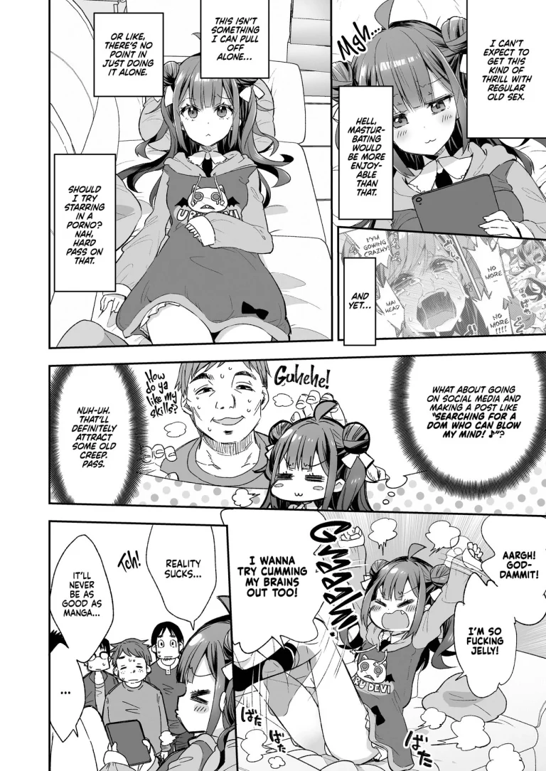 The Orgasm Princess Can't Take Another Bite! | Akume Hime to Otaku-kun no Doku Ringo porn comic picture 9