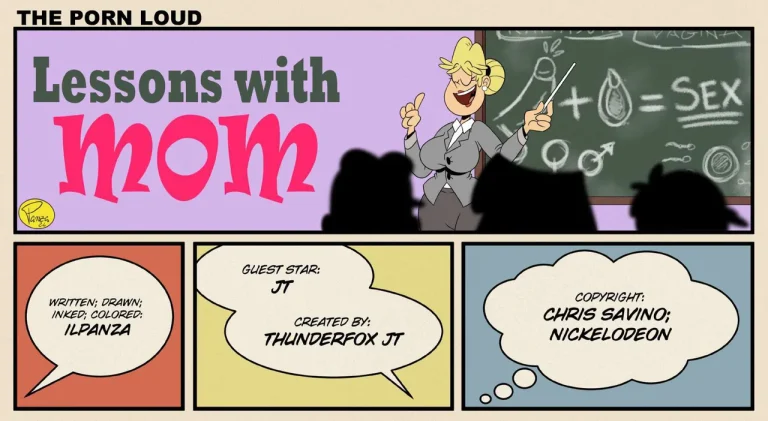 The Porn Loud - Lessons with Mom porn comic picture 2