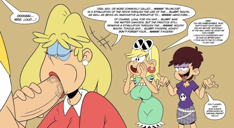 The Porn Loud - Lessons with Mom porn comic picture 5