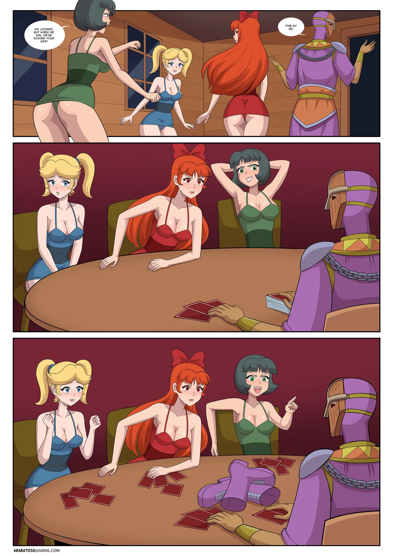 The PowerPuff Girls in a Gable with chains porn comic picture 4