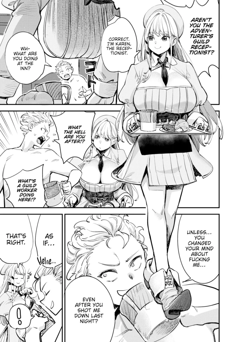 The Receptionist at the Adventurer's Guild was a Slut porn comic picture 12