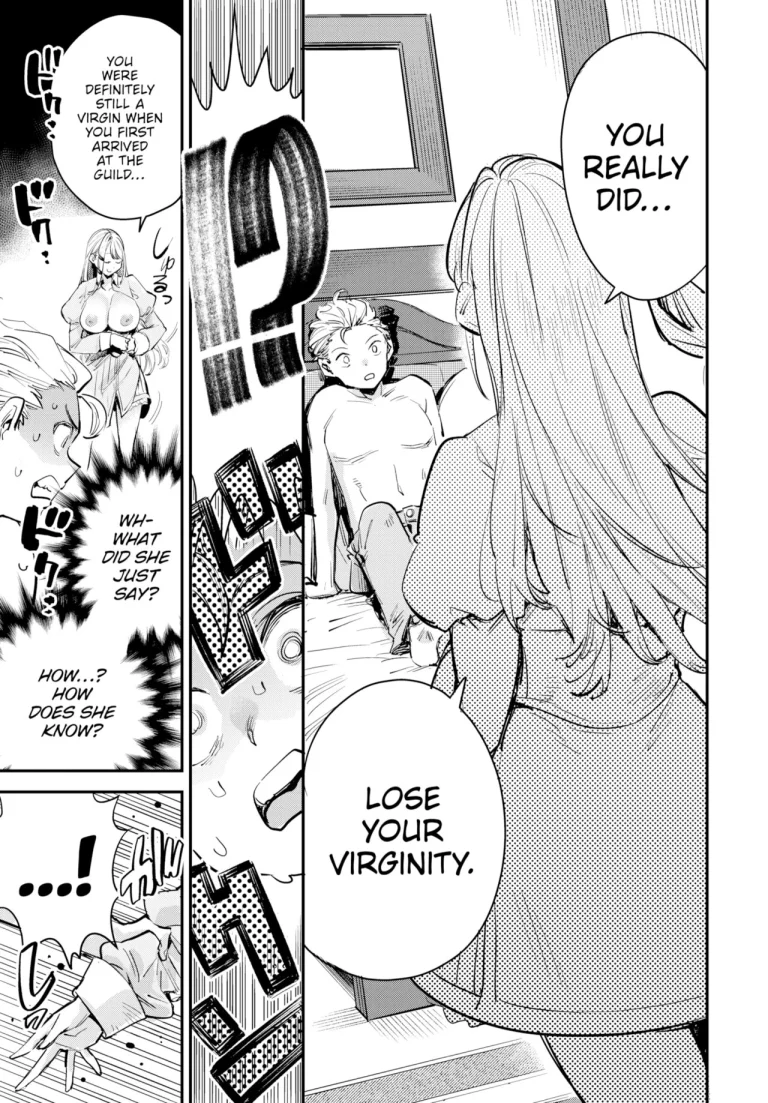The Receptionist at the Adventurer's Guild was a Slut porn comic picture 14