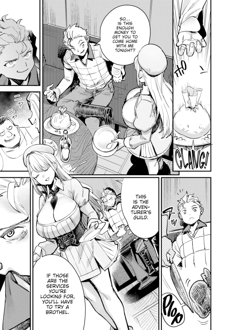 The Receptionist at the Adventurer's Guild was a Slut porn comic picture 8