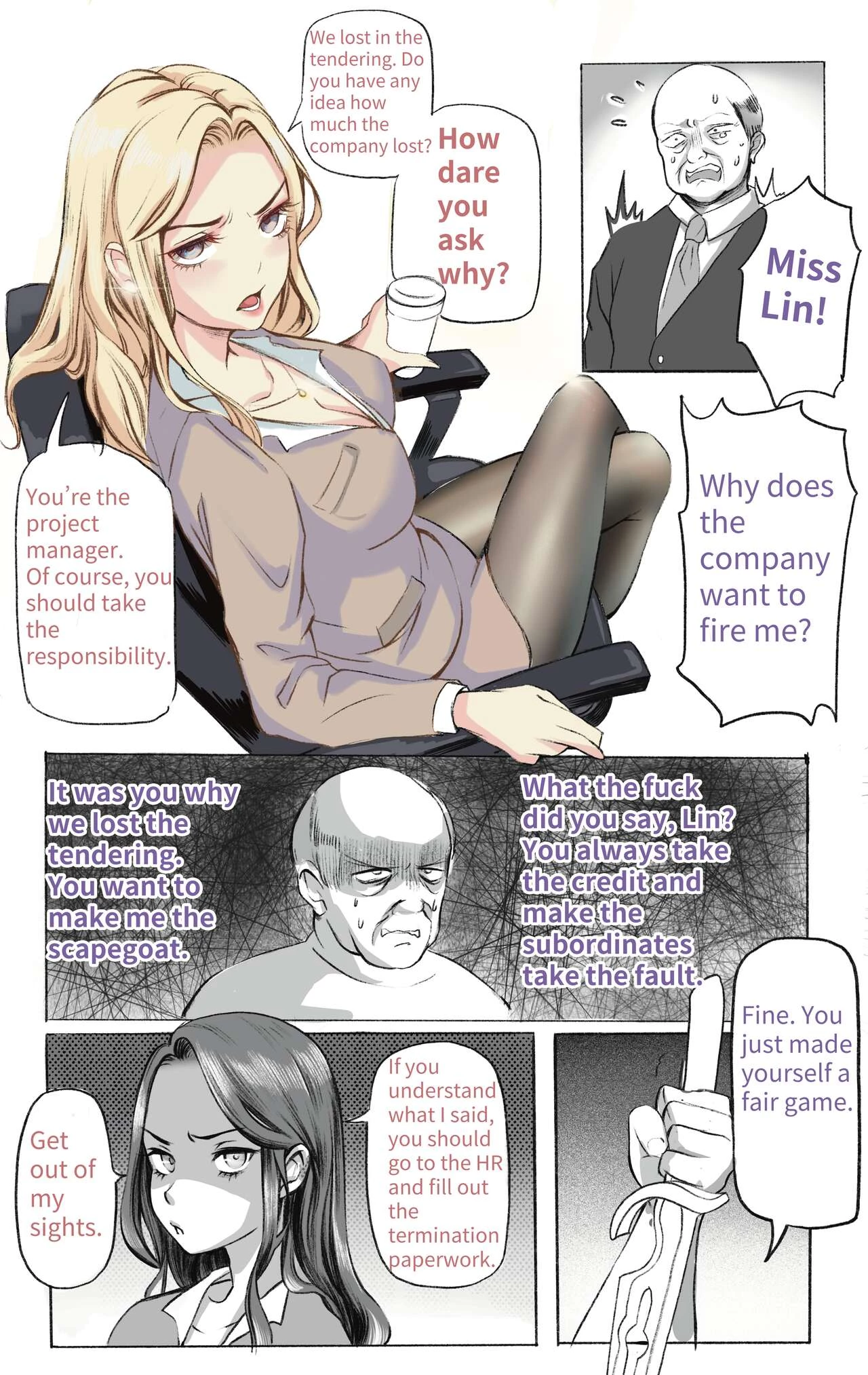The secret of supervisor porn comic picture 1