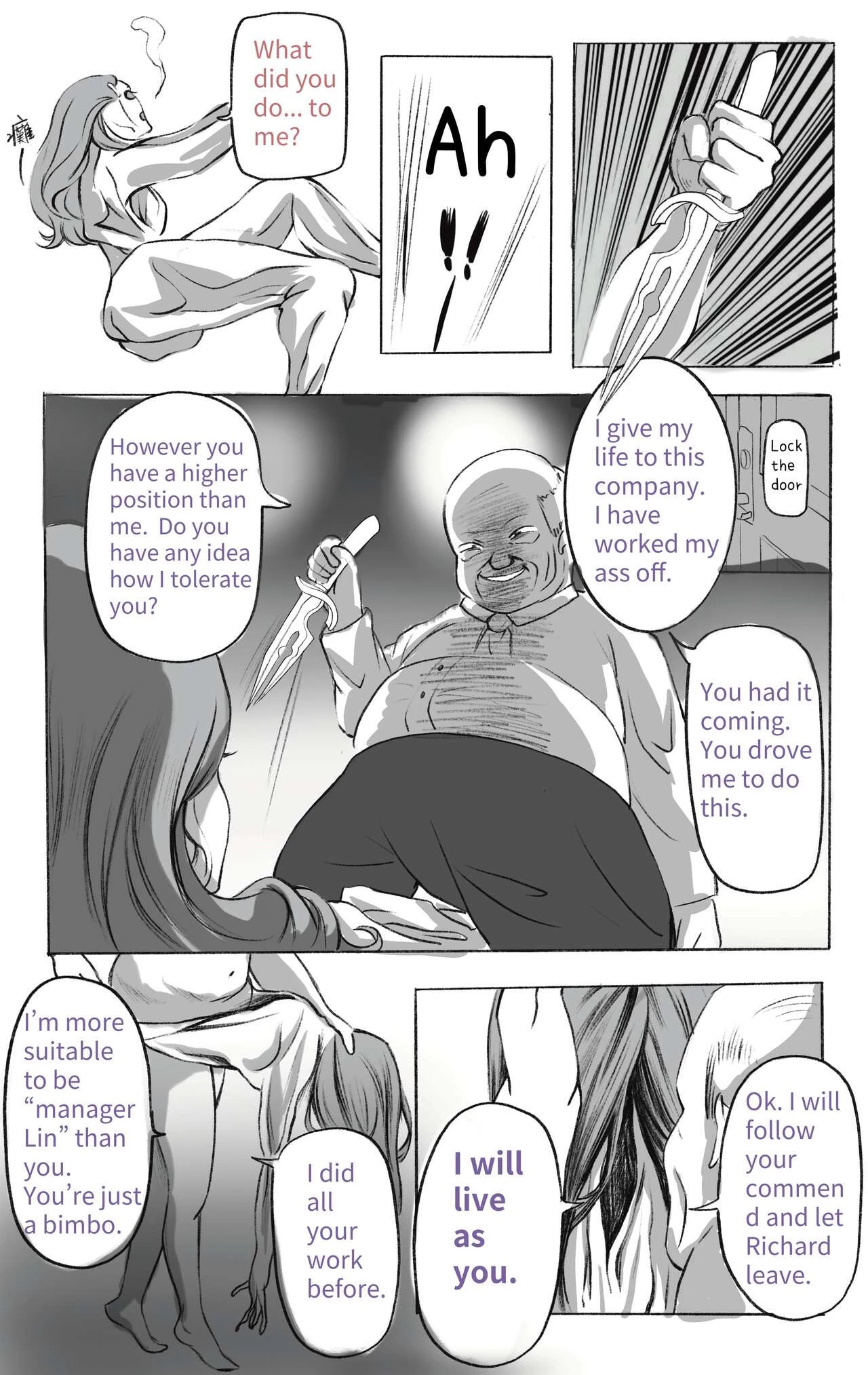 The secret of supervisor porn comic picture 2
