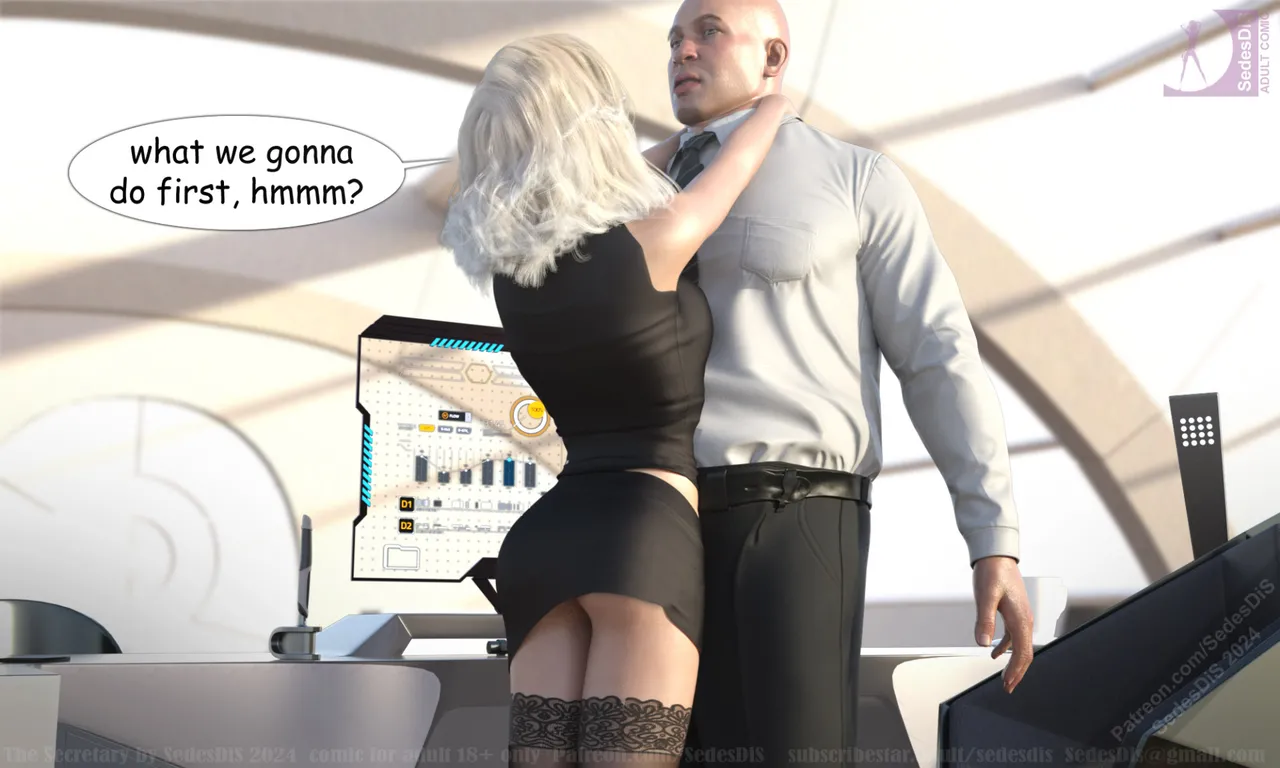 The Secretary New Boss porn comic picture 35
