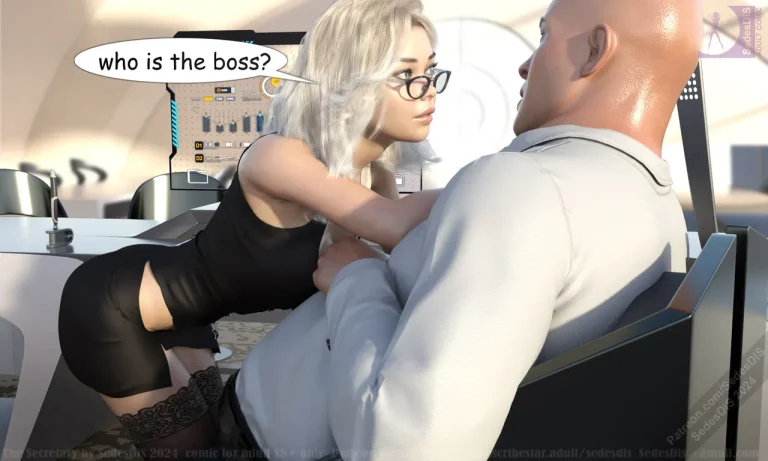 The Secretary New Boss porn comic picture 42