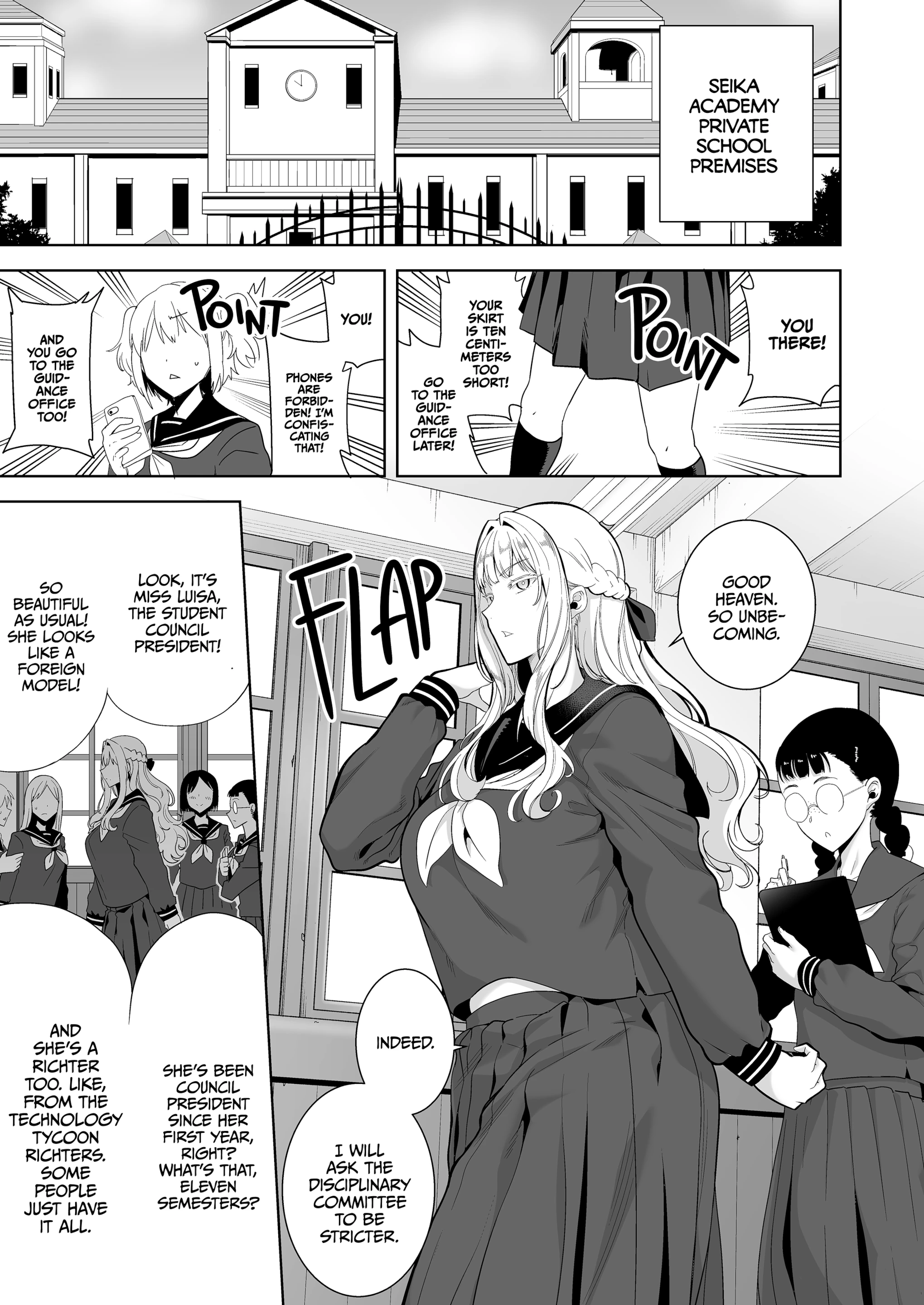 The Seika Girls and the School-sanctioned Gigolo: The Compilation porn comic picture 101
