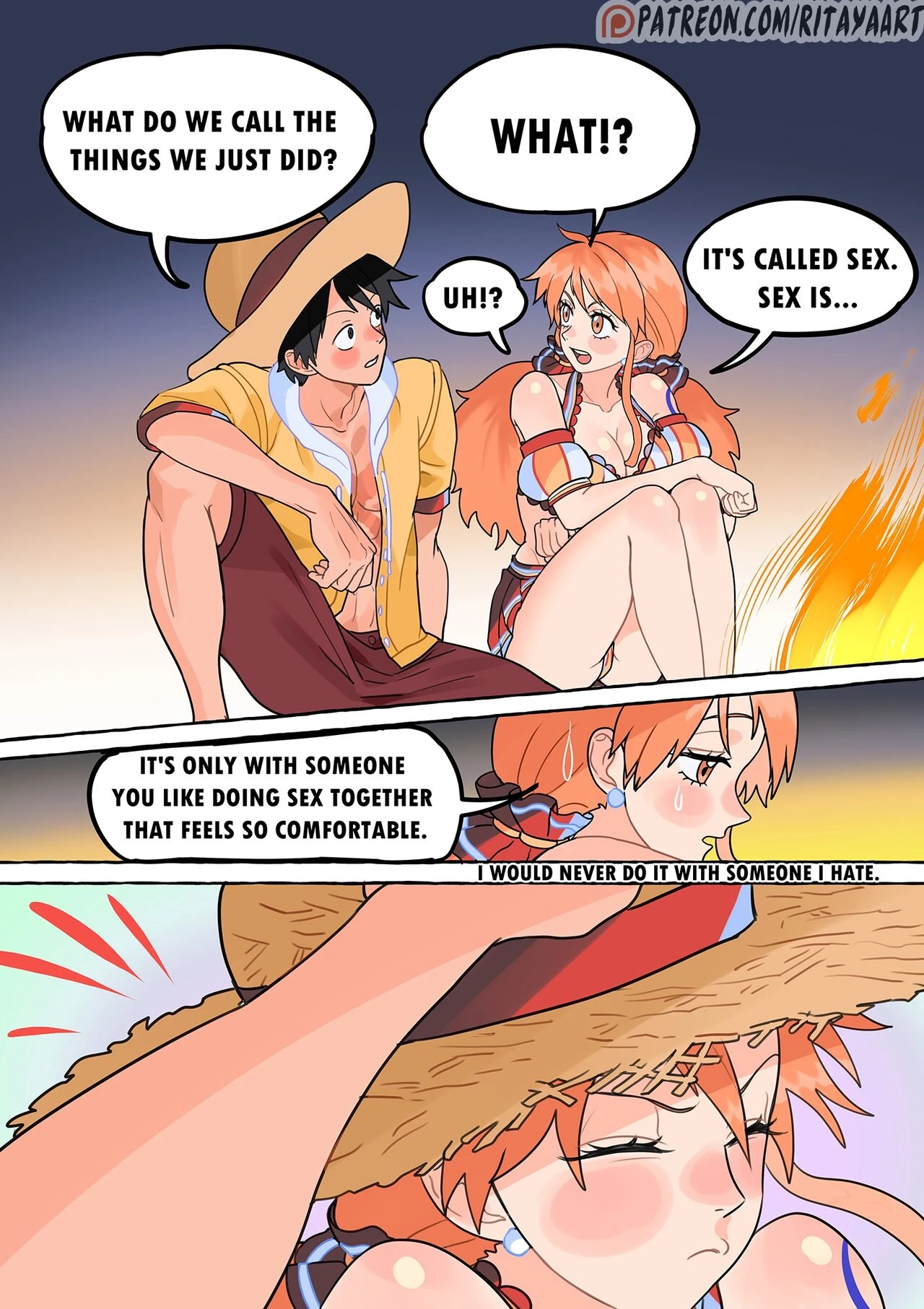 The Shipwrecked Deserted Island Incident porn comic picture 22