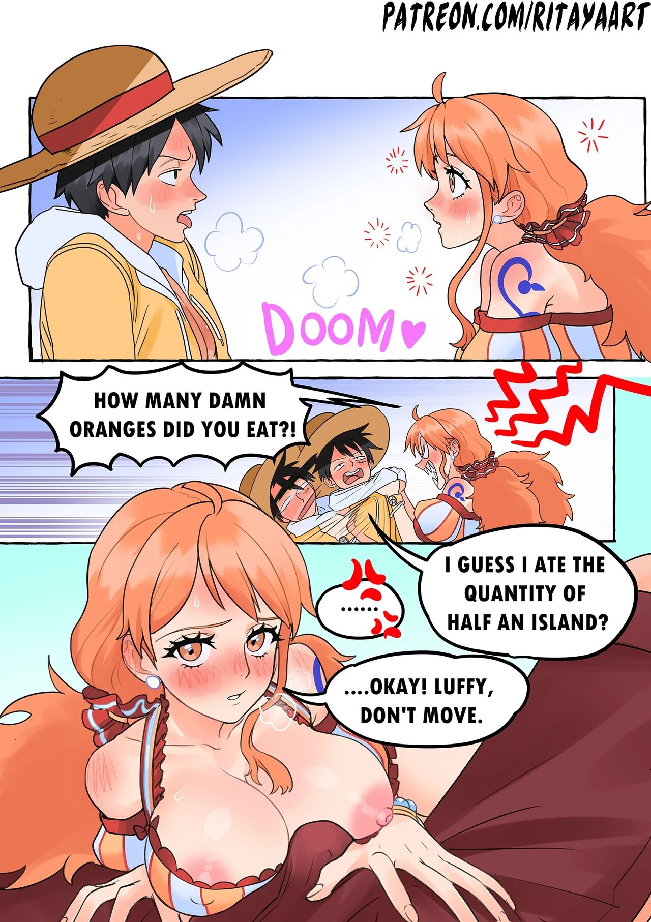 The Shipwrecked Deserted Island Incident porn comic picture 6