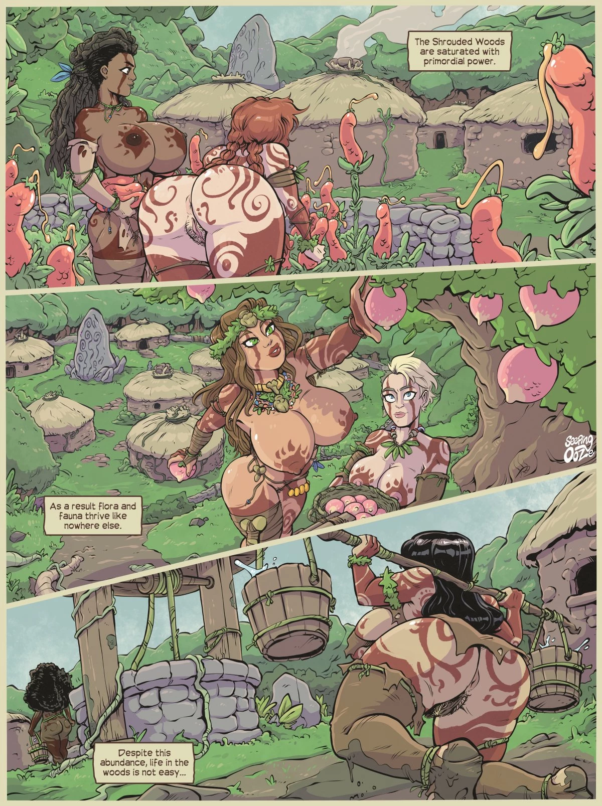 The Shrouded Woods Chronicles porn comic picture 3