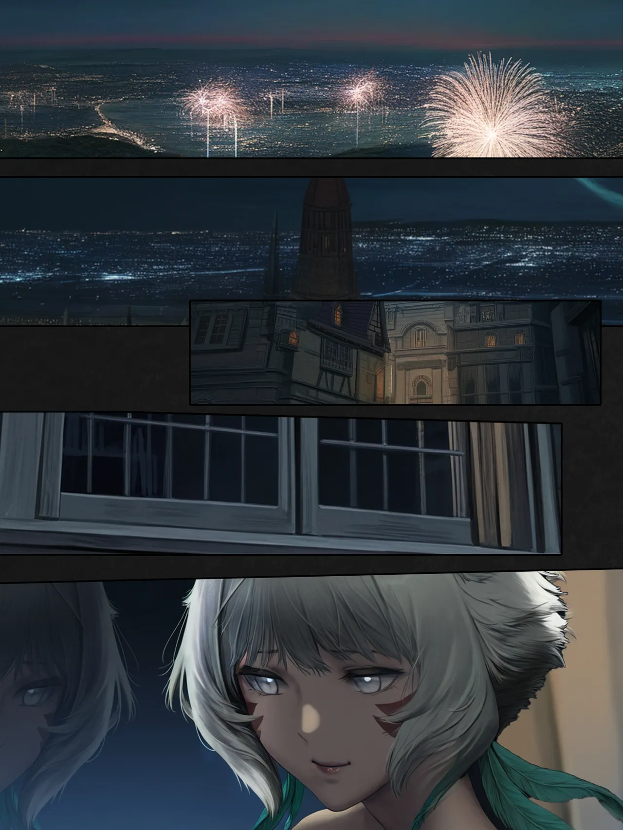 The Silk Between Us: That Time When I Literally Had Sex with Y'Shtola Through Silk porn comic picture 24