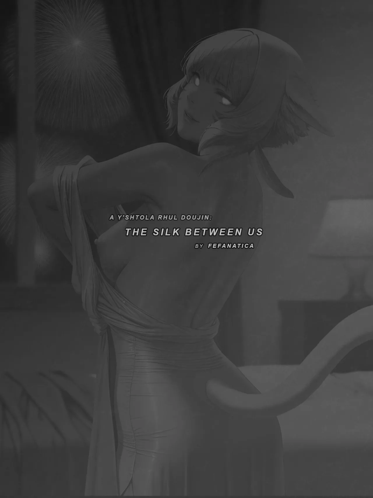 The Silk Between Us: That Time When I Literally Had Sex with Y'Shtola Through Silk porn comic picture 4