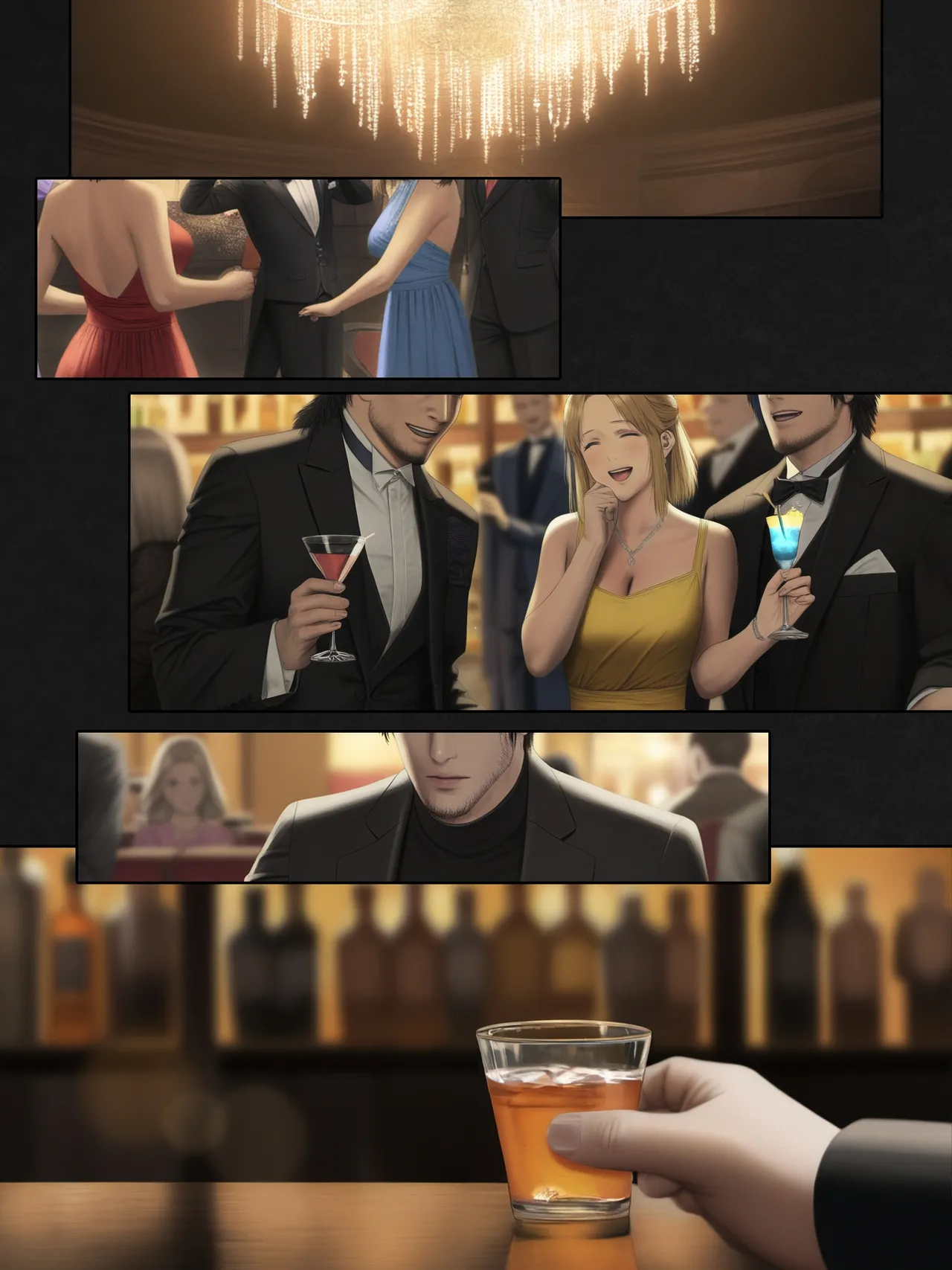 The Silk Between Us: That Time When I Literally Had Sex with Y'Shtola Through Silk porn comic picture 40