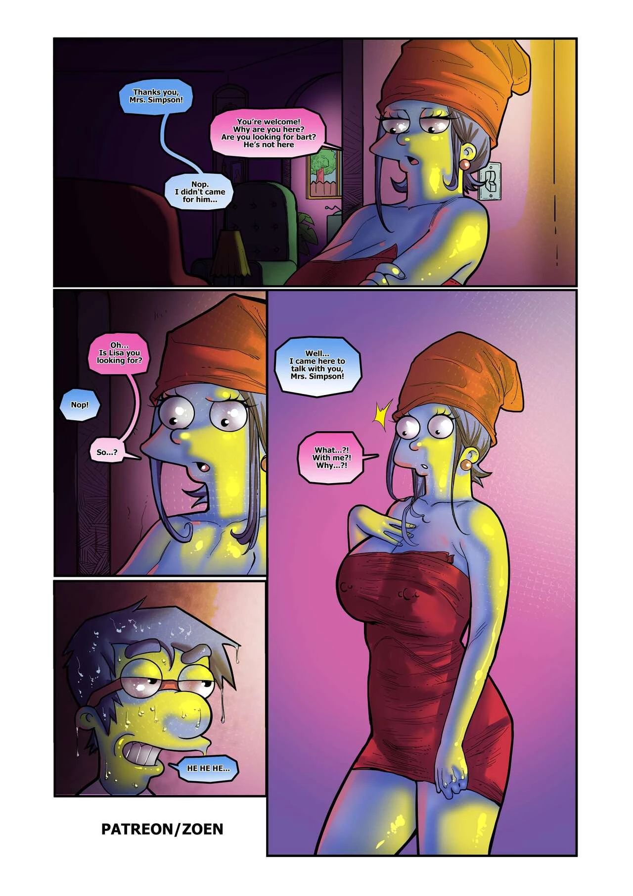 The Simpsons 2. The milf and the virgin porn comic picture 10