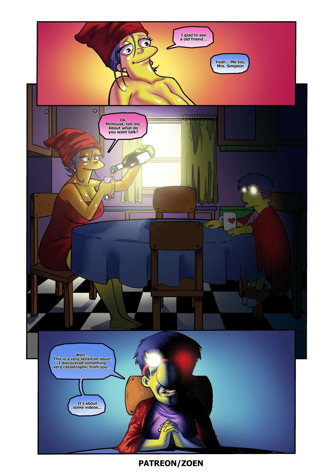 The Simpsons 2. The milf and the virgin porn comic picture 12