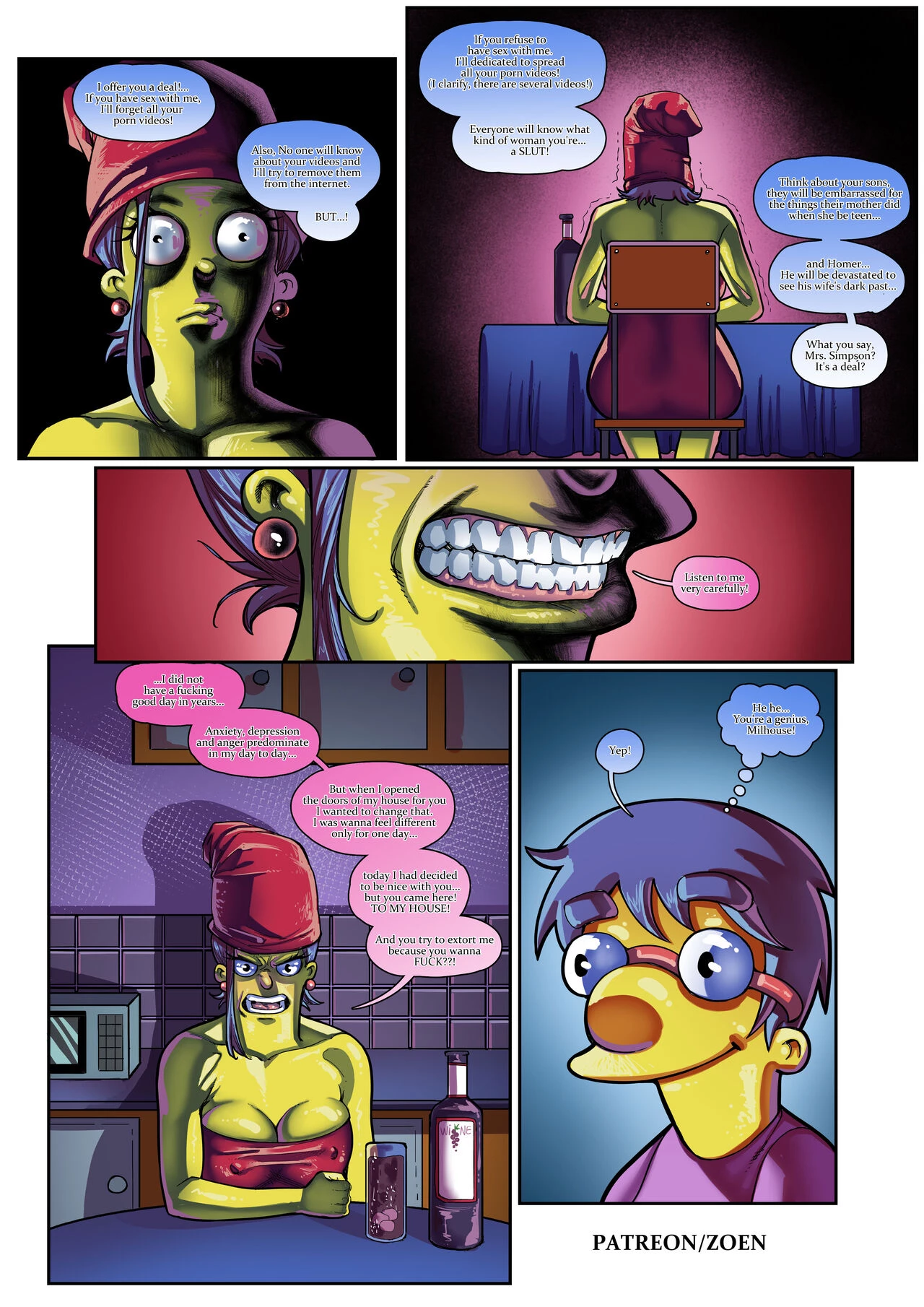 The Simpsons 2. The milf and the virgin porn comic picture 14