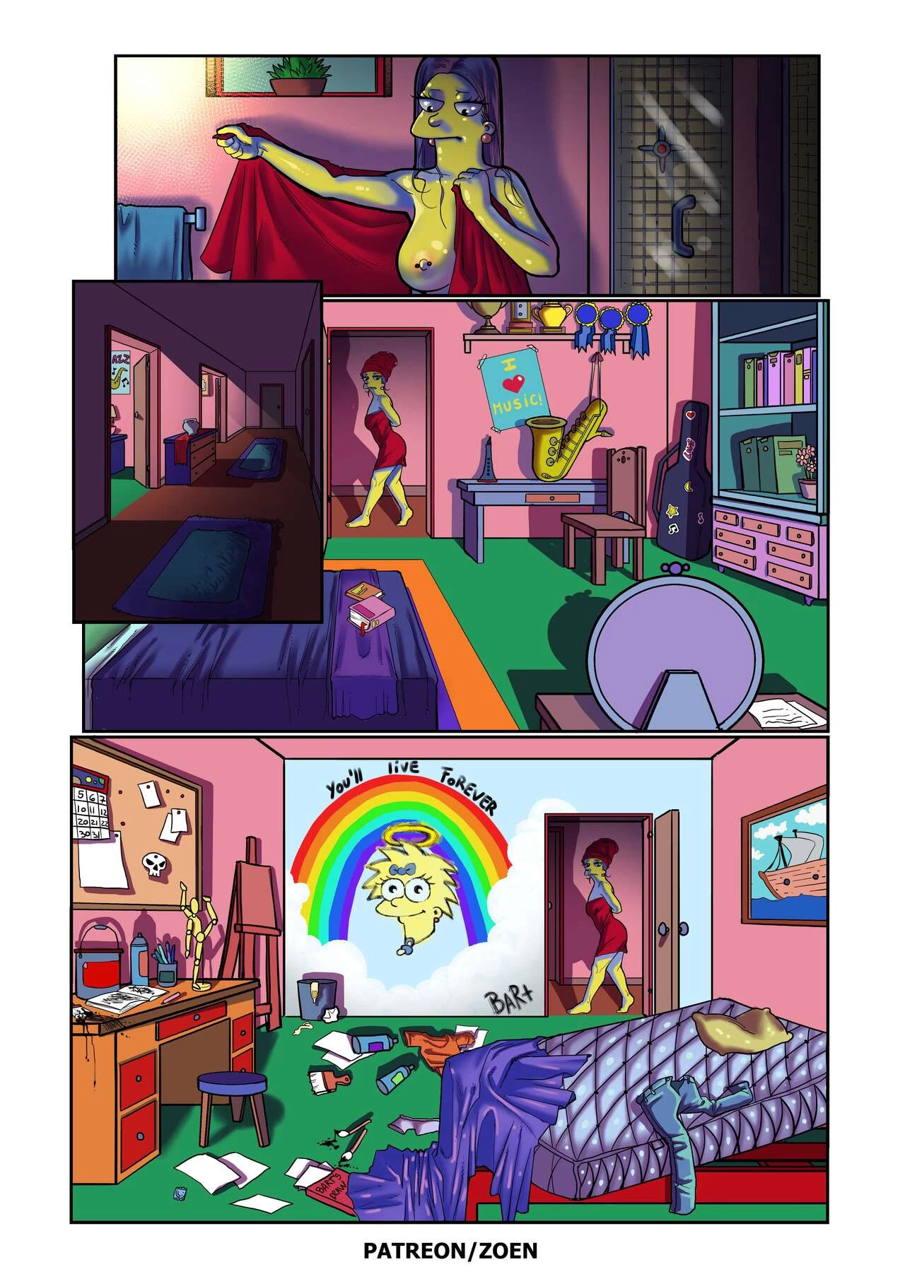 The Simpsons 2. The milf and the virgin porn comic picture 6