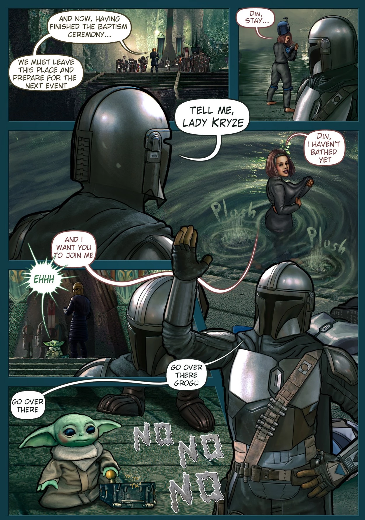 The Song of Bo Katan and Din Djarin porn comic picture 3