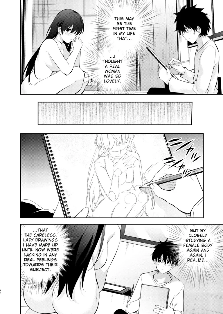 The story of when I was confined by a strange high school girl ~Nude sketch route arc~ | Mishiranu Joshikousei ni Kankin sareta Toki no hanashi ~Rafu Dessin Route Hen~ porn comic picture 11