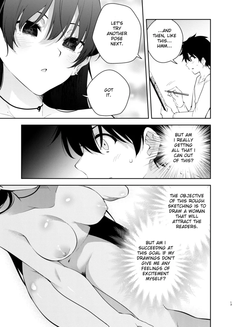 The story of when I was confined by a strange high school girl ~Nude sketch route arc~ | Mishiranu Joshikousei ni Kankin sareta Toki no hanashi ~Rafu Dessin Route Hen~ porn comic picture 12