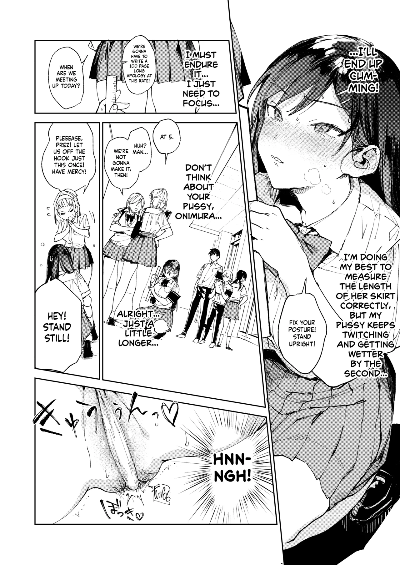 The Strict Head of the DIsciplinary Committee Just Can't Stop Masturbating at School! | Kiritsu ni Kibishii Fuuki Iinchou wa Kounai de Himitsu no Dosukebe Onanie ga Yamerarenai! porn comic picture 19