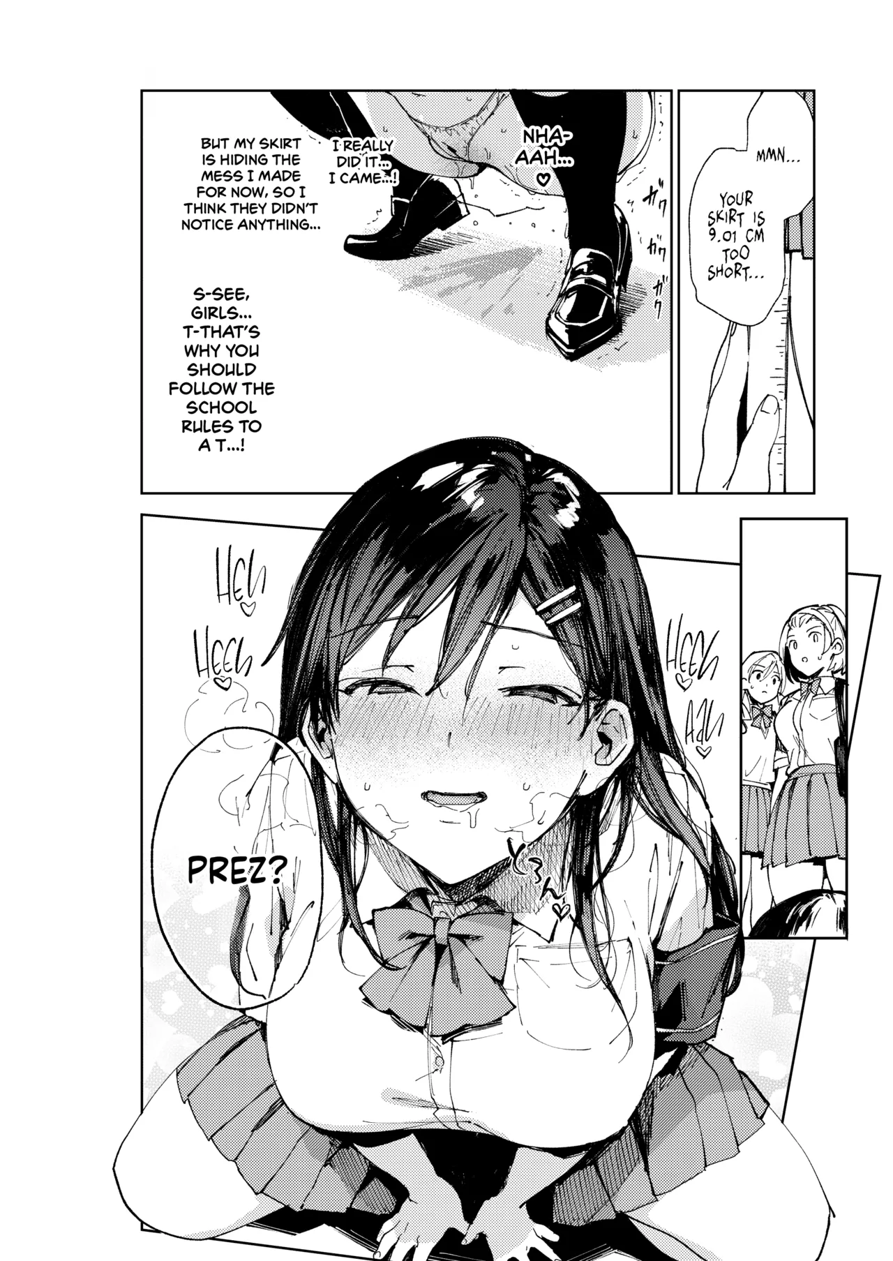 The Strict Head of the DIsciplinary Committee Just Can't Stop Masturbating at School! | Kiritsu ni Kibishii Fuuki Iinchou wa Kounai de Himitsu no Dosukebe Onanie ga Yamerarenai! porn comic picture 21