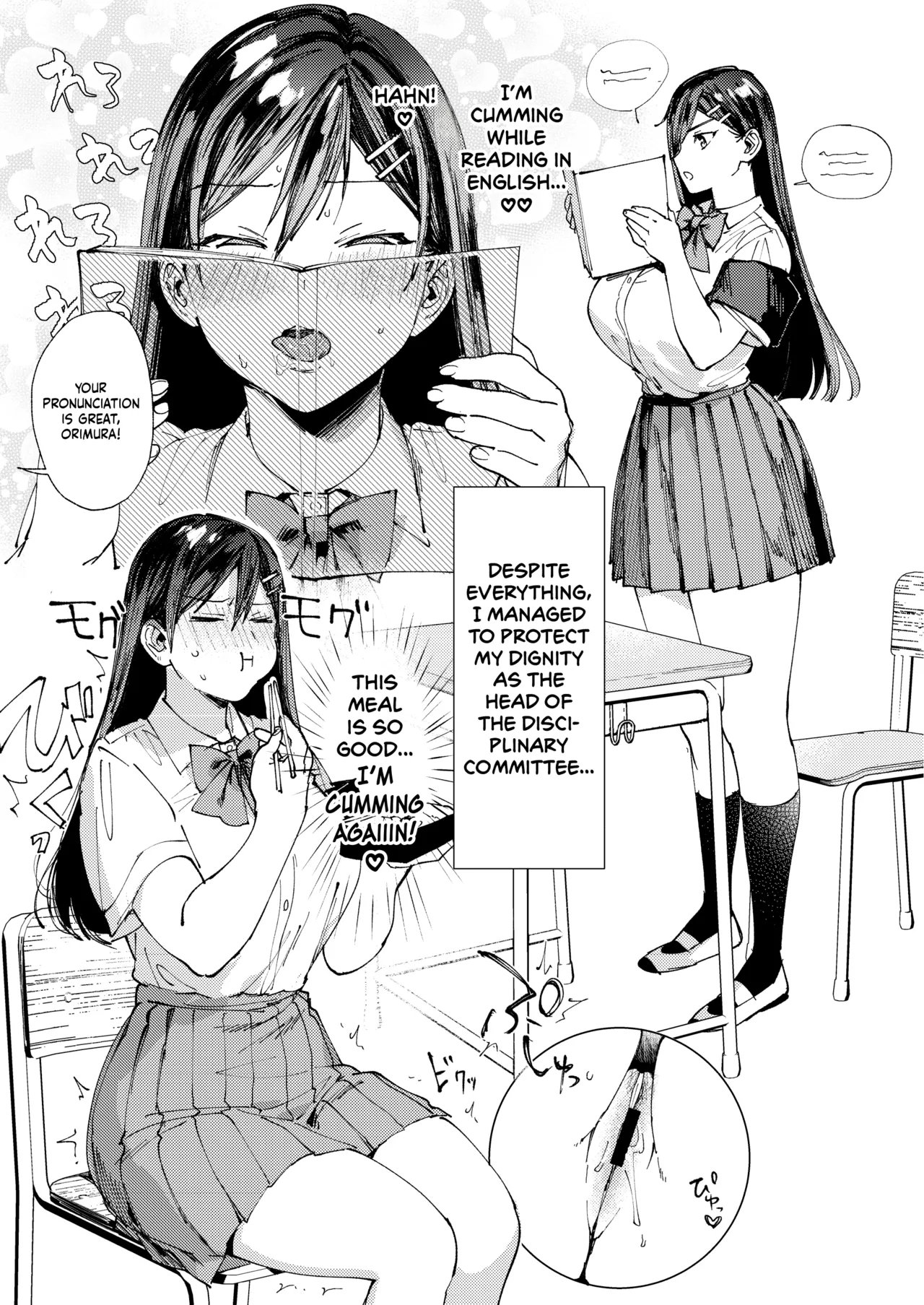 The Strict Head of the DIsciplinary Committee Just Can't Stop Masturbating at School! | Kiritsu ni Kibishii Fuuki Iinchou wa Kounai de Himitsu no Dosukebe Onanie ga Yamerarenai! porn comic picture 30