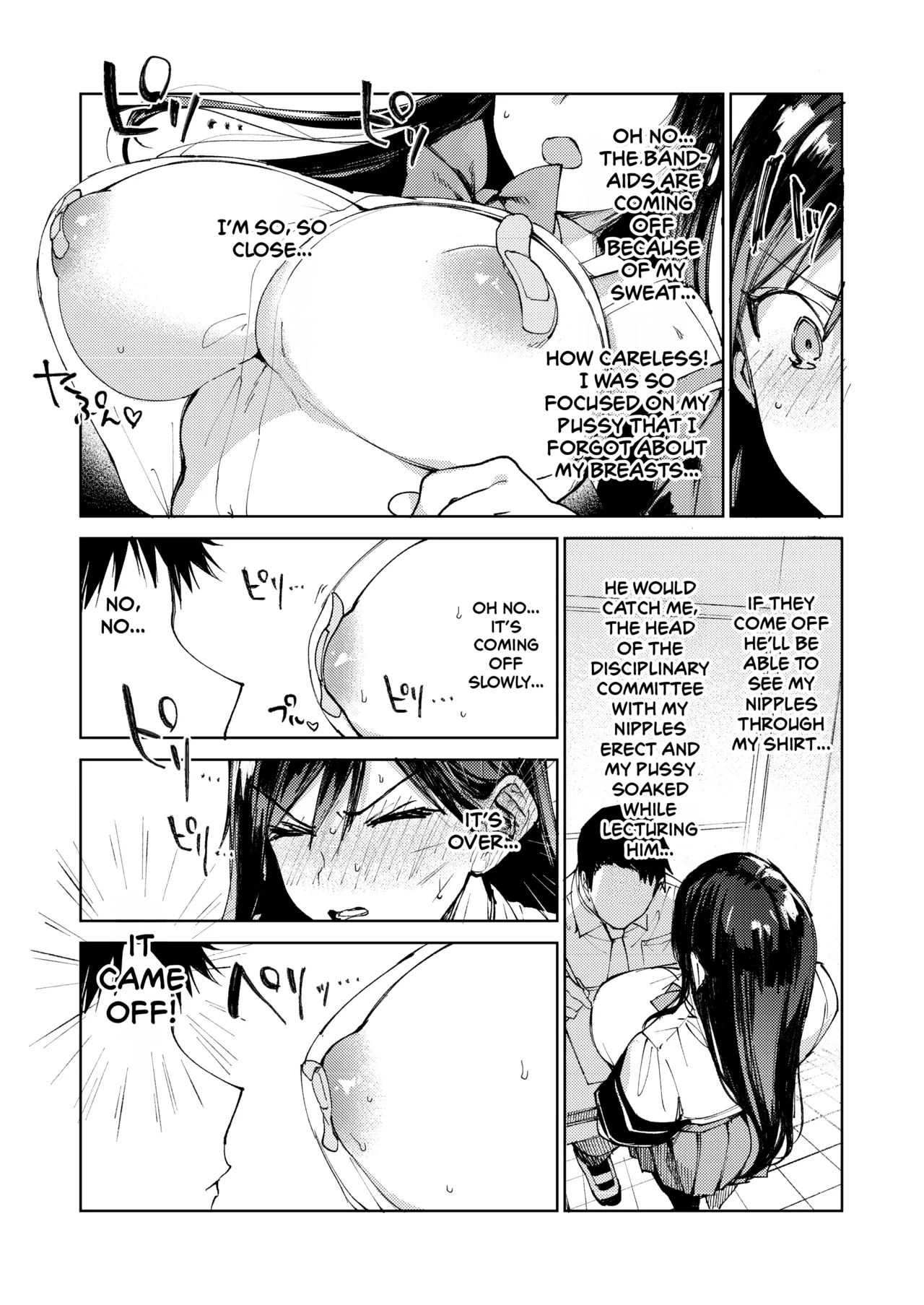 The Strict Head of the DIsciplinary Committee Just Can't Stop Masturbating at School! | Kiritsu ni Kibishii Fuuki Iinchou wa Kounai de Himitsu no Dosukebe Onanie ga Yamerarenai! porn comic picture 32