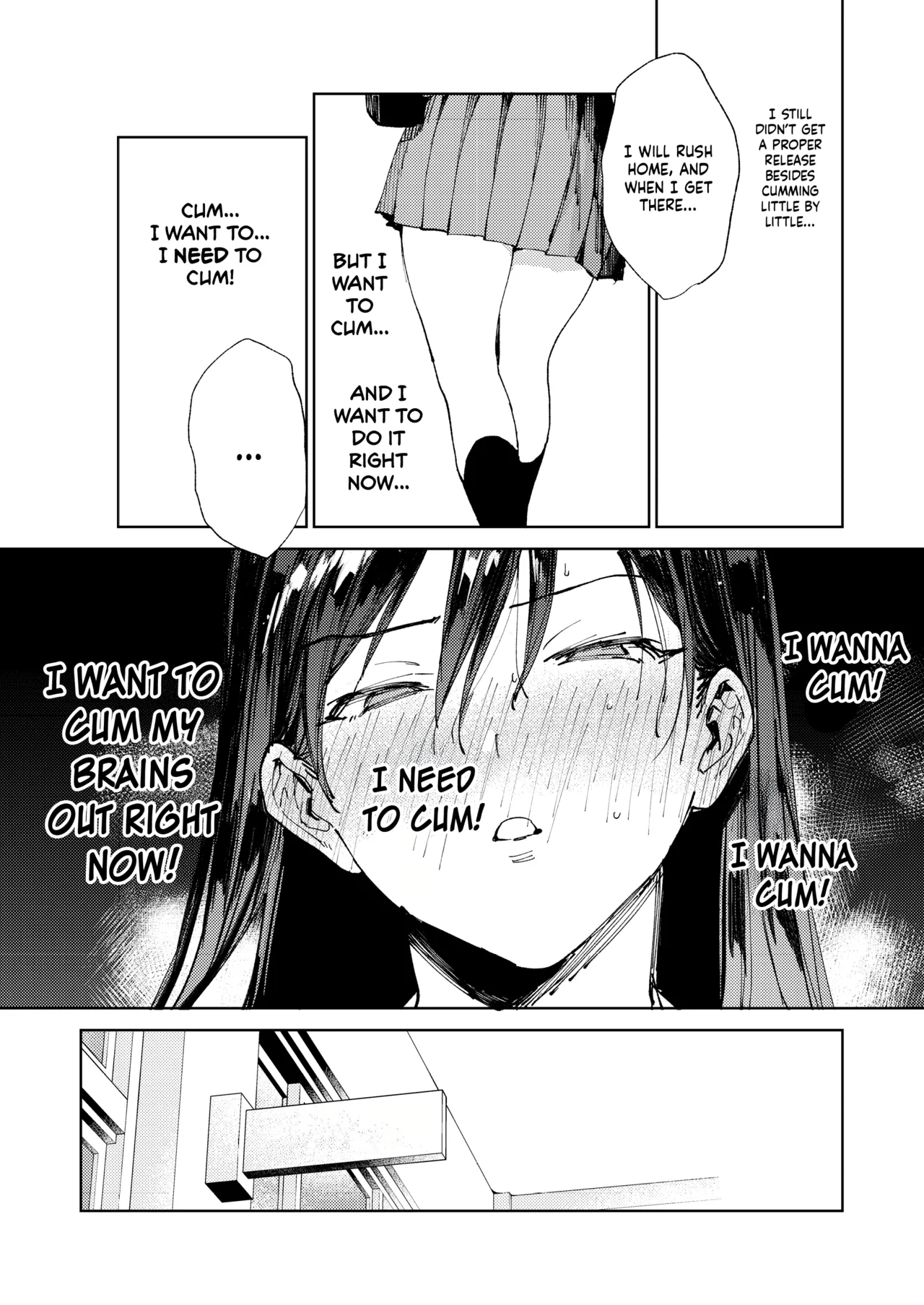 The Strict Head of the DIsciplinary Committee Just Can't Stop Masturbating at School! | Kiritsu ni Kibishii Fuuki Iinchou wa Kounai de Himitsu no Dosukebe Onanie ga Yamerarenai! porn comic picture 39