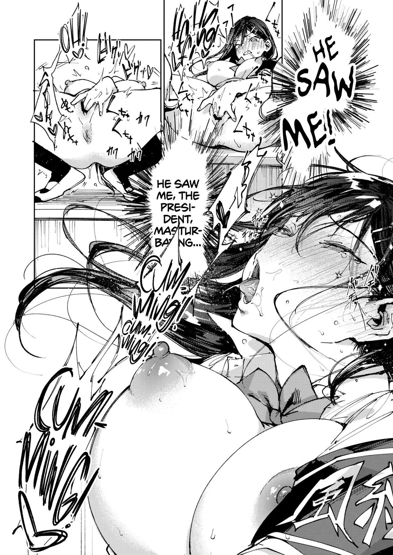 The Strict Head of the DIsciplinary Committee Just Can't Stop Masturbating at School! | Kiritsu ni Kibishii Fuuki Iinchou wa Kounai de Himitsu no Dosukebe Onanie ga Yamerarenai! porn comic picture 47