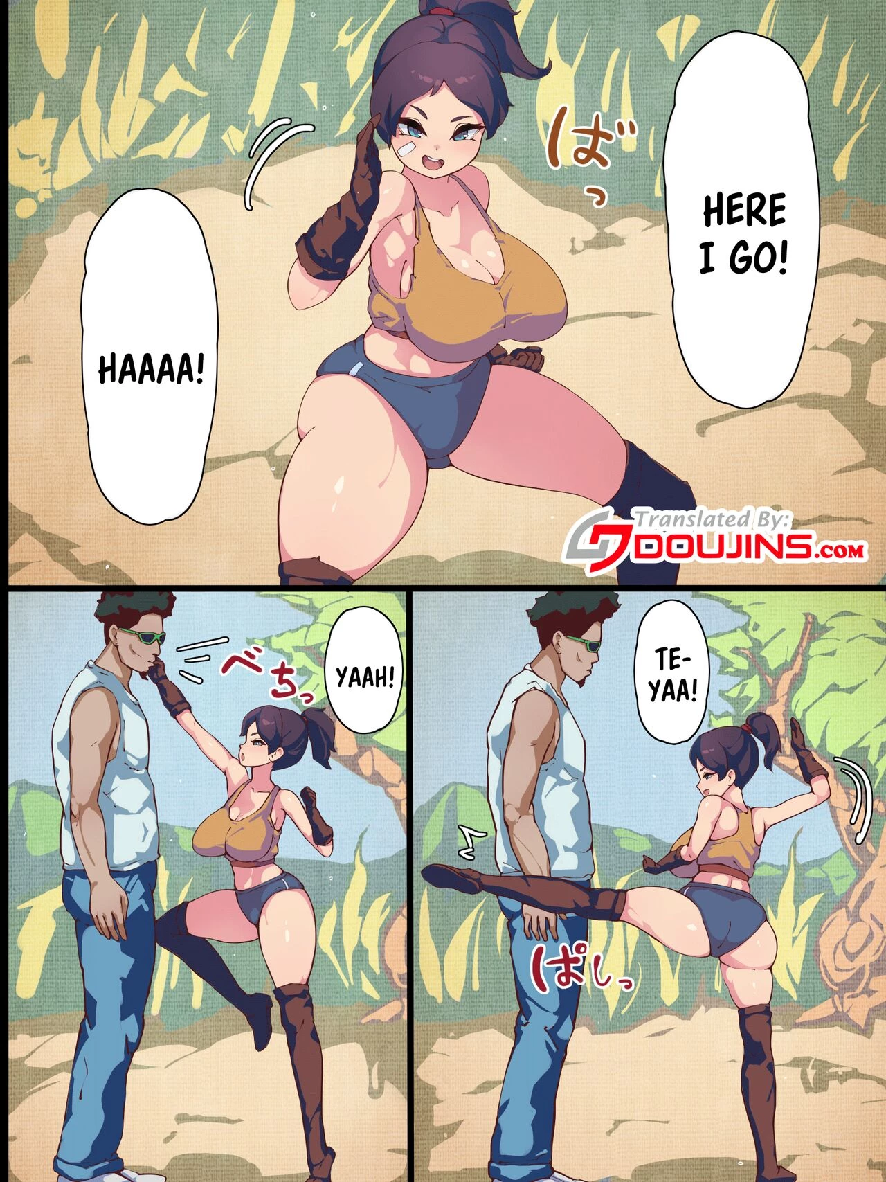 The Strong-Bodied Female Martial Artist Is Betrayed and Impregnated By The Villagers | Genki na Karada no Kakutou Musume ga Murabito ni Uragirarete Haramu made porn comic picture 2