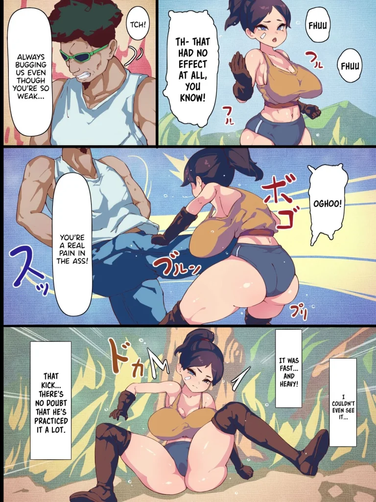 The Strong-Bodied Female Martial Artist Is Betrayed and Impregnated By The Villagers | Genki na Karada no Kakutou Musume ga Murabito ni Uragirarete Haramu made porn comic picture 4