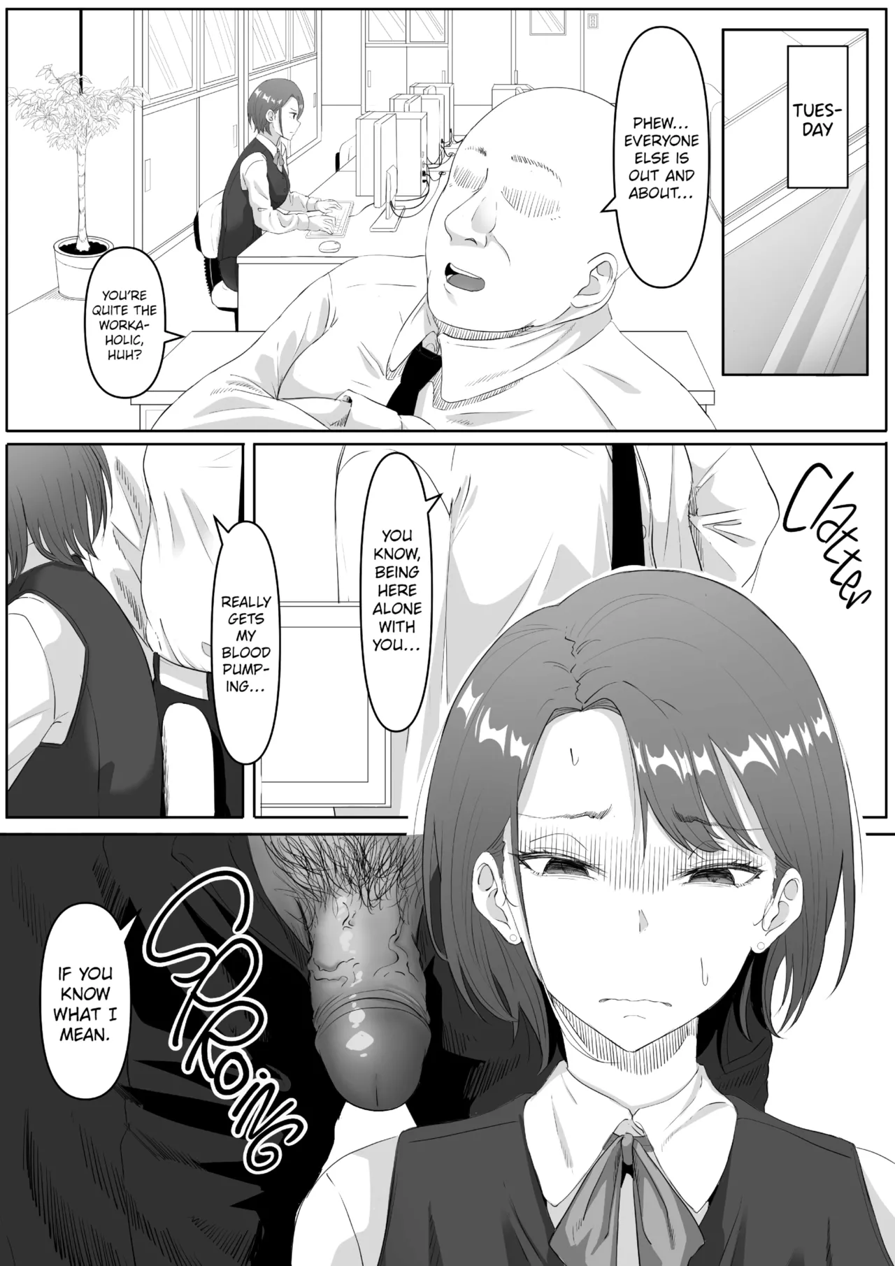 The Submissive Office Lady porn comic picture 16