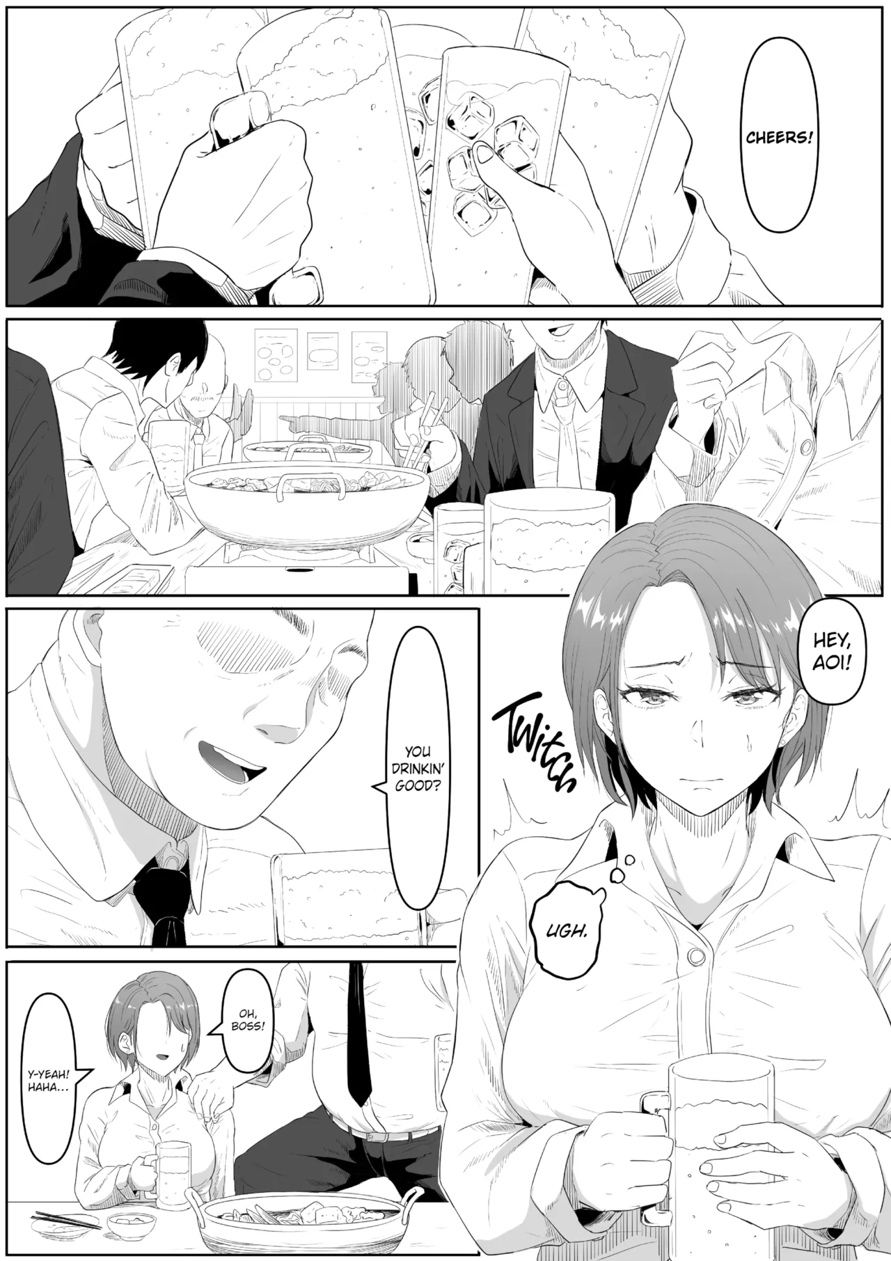 The Submissive Office Lady porn comic picture 2