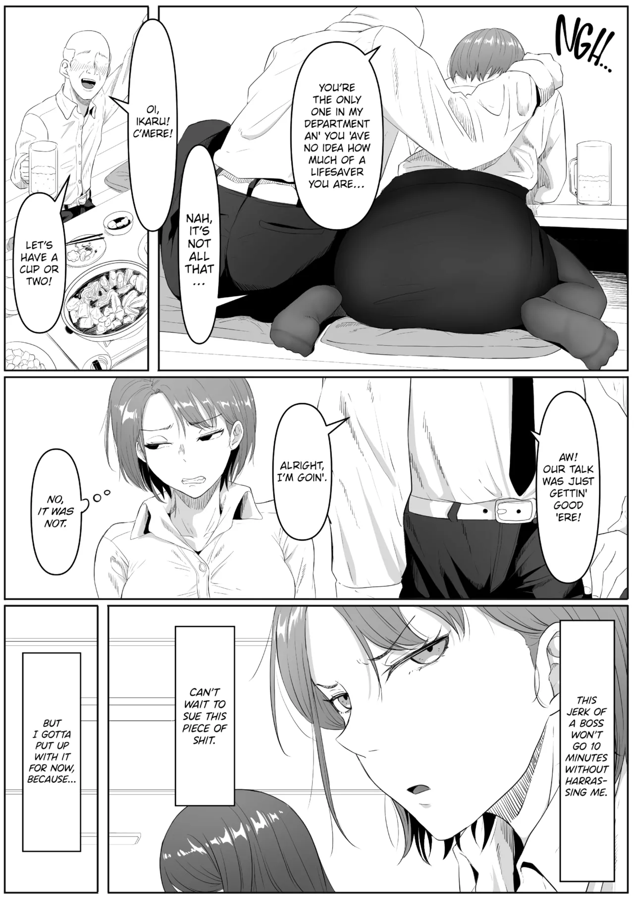 The Submissive Office Lady porn comic picture 3