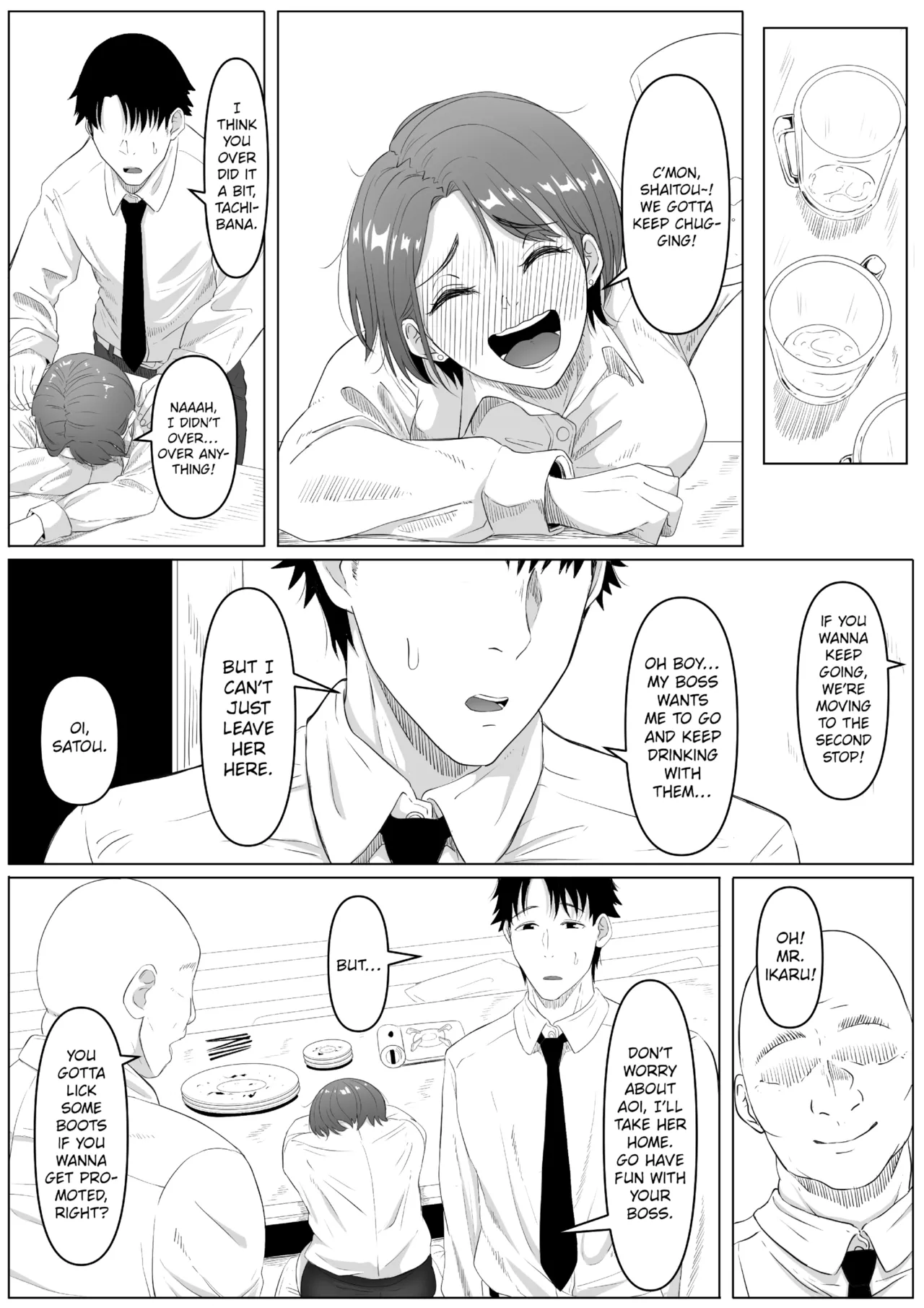 The Submissive Office Lady porn comic picture 5