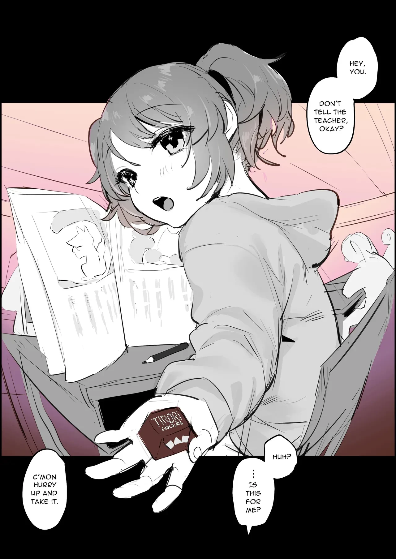 The Sweet Girl next to me | erse. [Poriuretan] porn comic picture 1