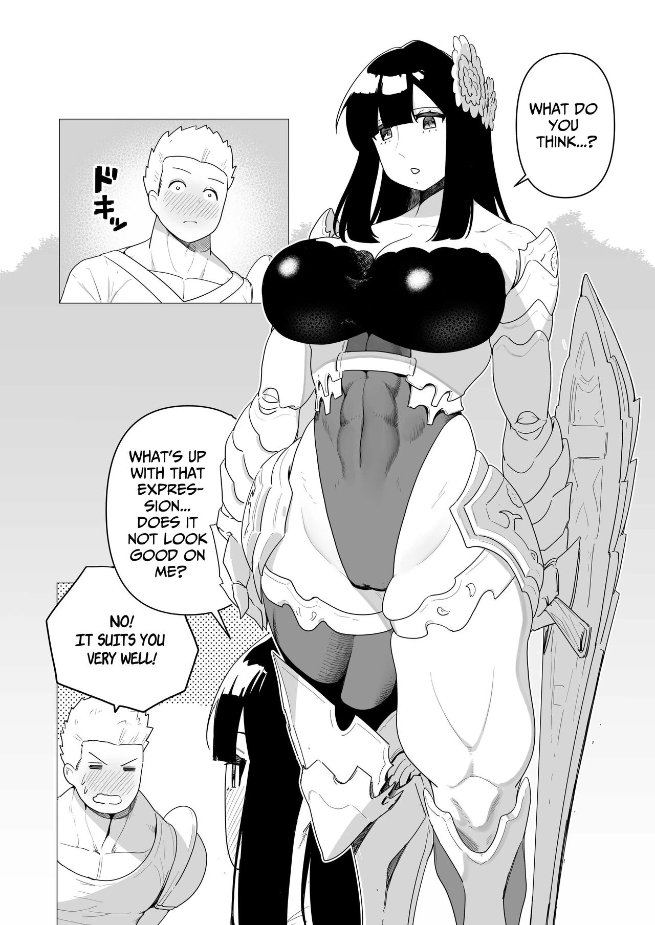 The Tank Knight Wants To Be Fucked | Tank Onna Kishi wa Dakaretai porn comic picture 27