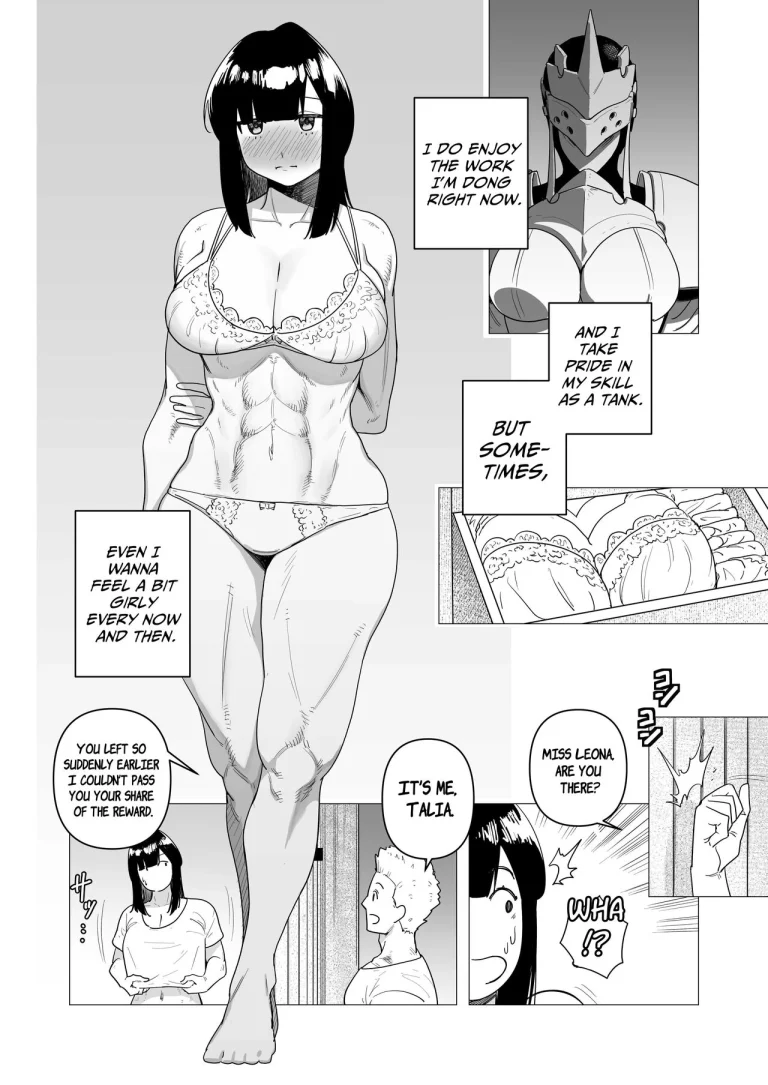 The Tank Knight Wants To Be Fucked | Tank Onna Kishi wa Dakaretai porn comic picture 5