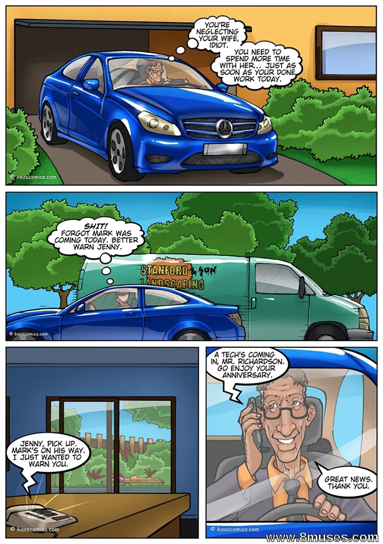 THE WIFE AND THE BLACK GARDENERS porn comic picture 14