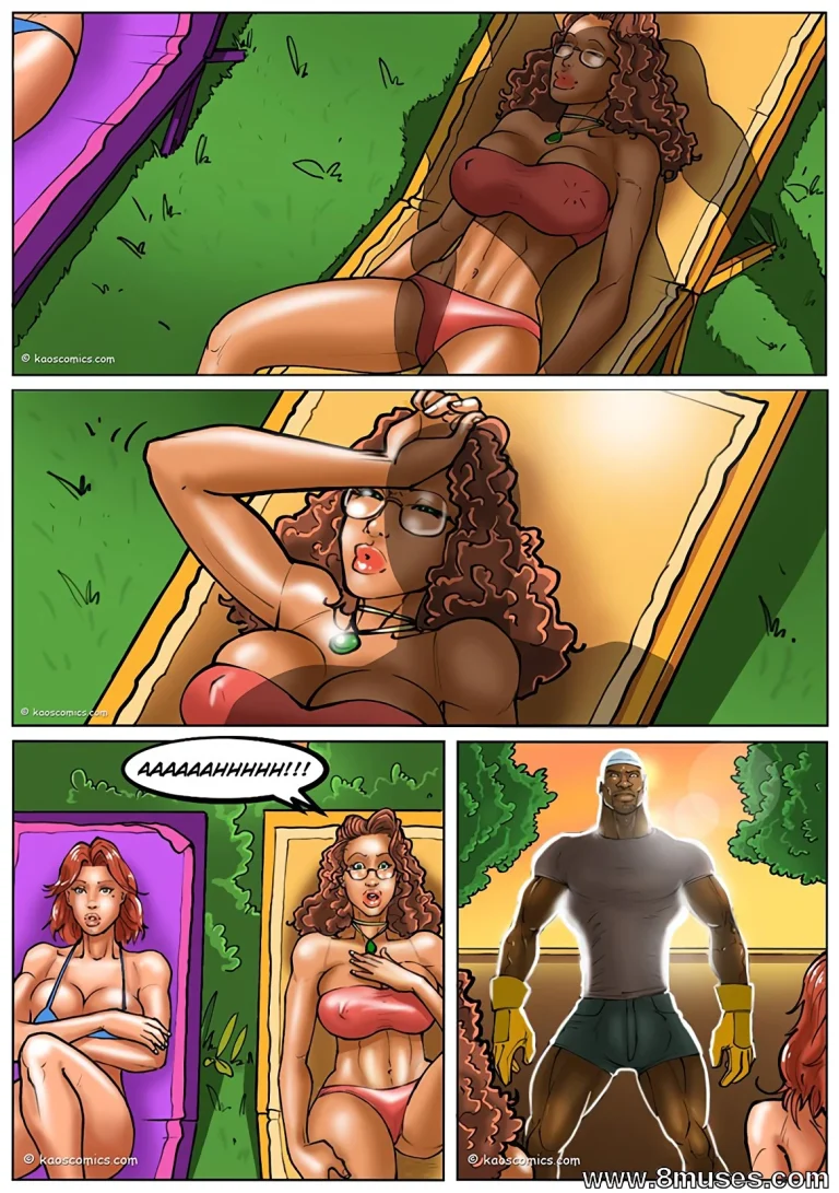 THE WIFE AND THE BLACK GARDENERS porn comic picture 3