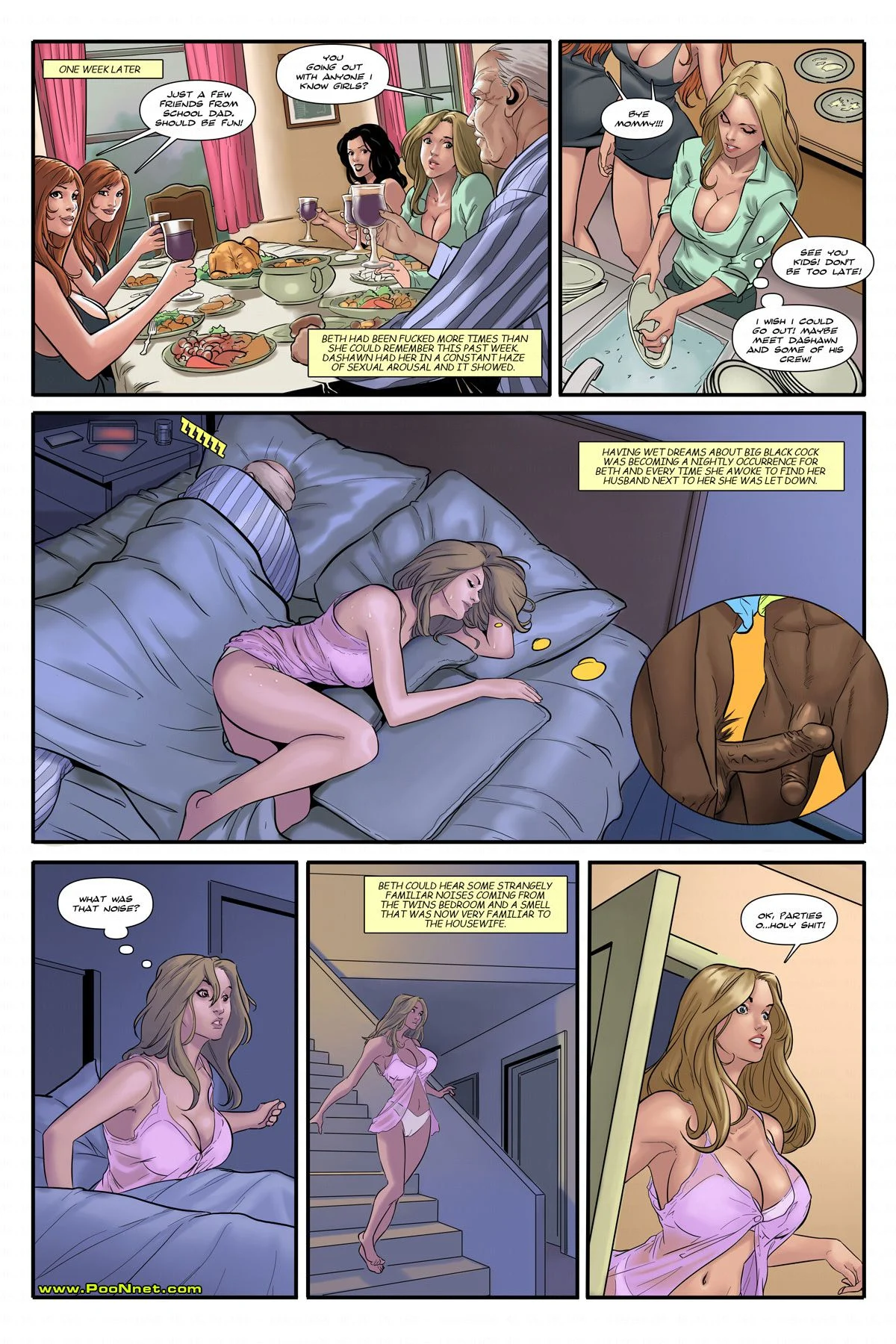 The Williams Girls Go Black porn comic picture 18