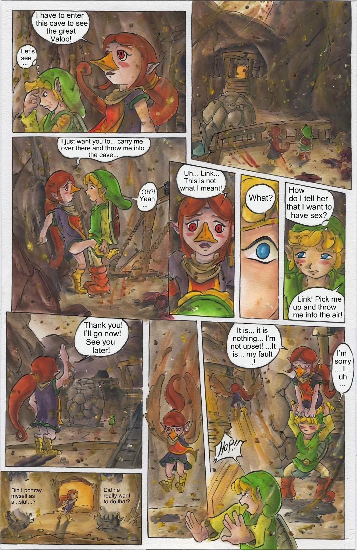 The Wink Waker porn comic picture 18