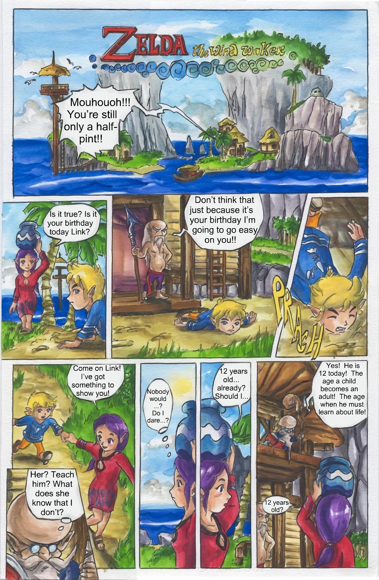 The Wink Waker porn comic picture 2