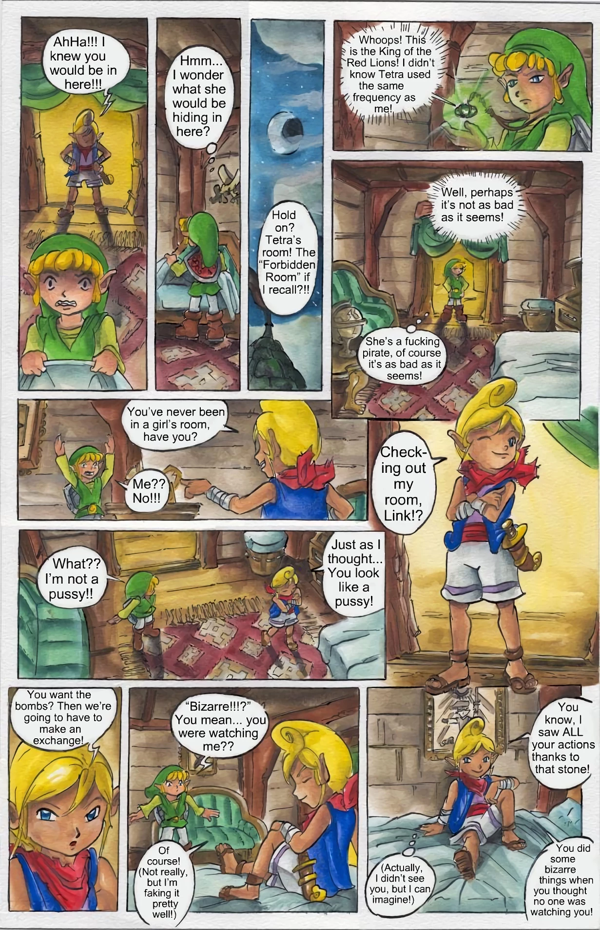 The Wink Waker porn comic picture 25