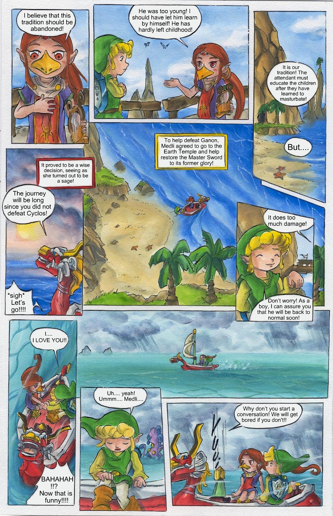 The Wink Waker porn comic picture 45