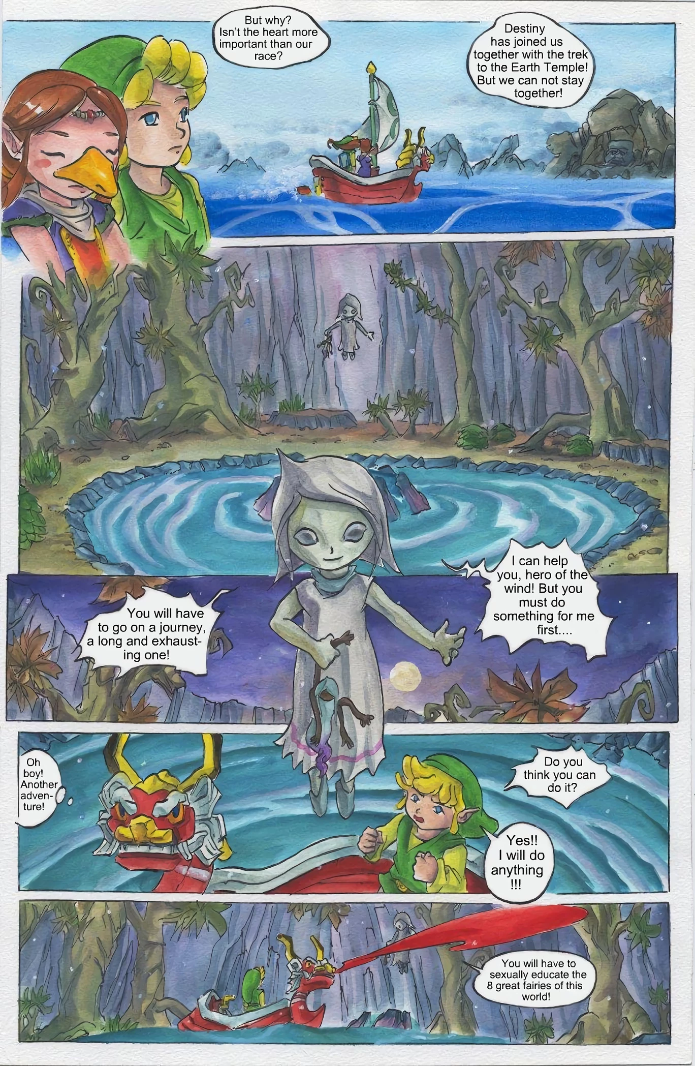 The Wink Waker porn comic picture 50