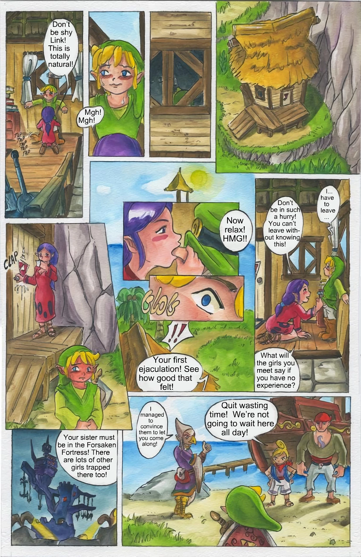 The Wink Waker porn comic picture 9
